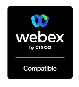 Kompatibilní s řadou Cisco Webex Room Series