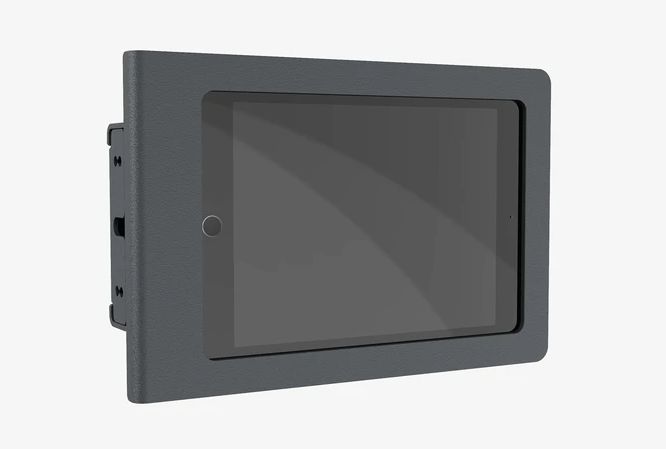 Zabezpečený rámeček pro iPad (7 a 8) a iPad mini s harmonogramem využití místnosti. Zabezpečený rámeček pro iPad (7 a 8) a iPad mini s harmonogramem využití místnosti.