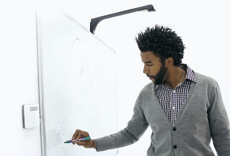 Proměňte svou běžně používanou tabuli – whiteboard – na nástroj pro vzdálenou týmovou (spolu)práci. Proměňte svou běžně používanou tabuli – whiteboard – na nástroj pro vzdálenou týmovou (spolu)práci.