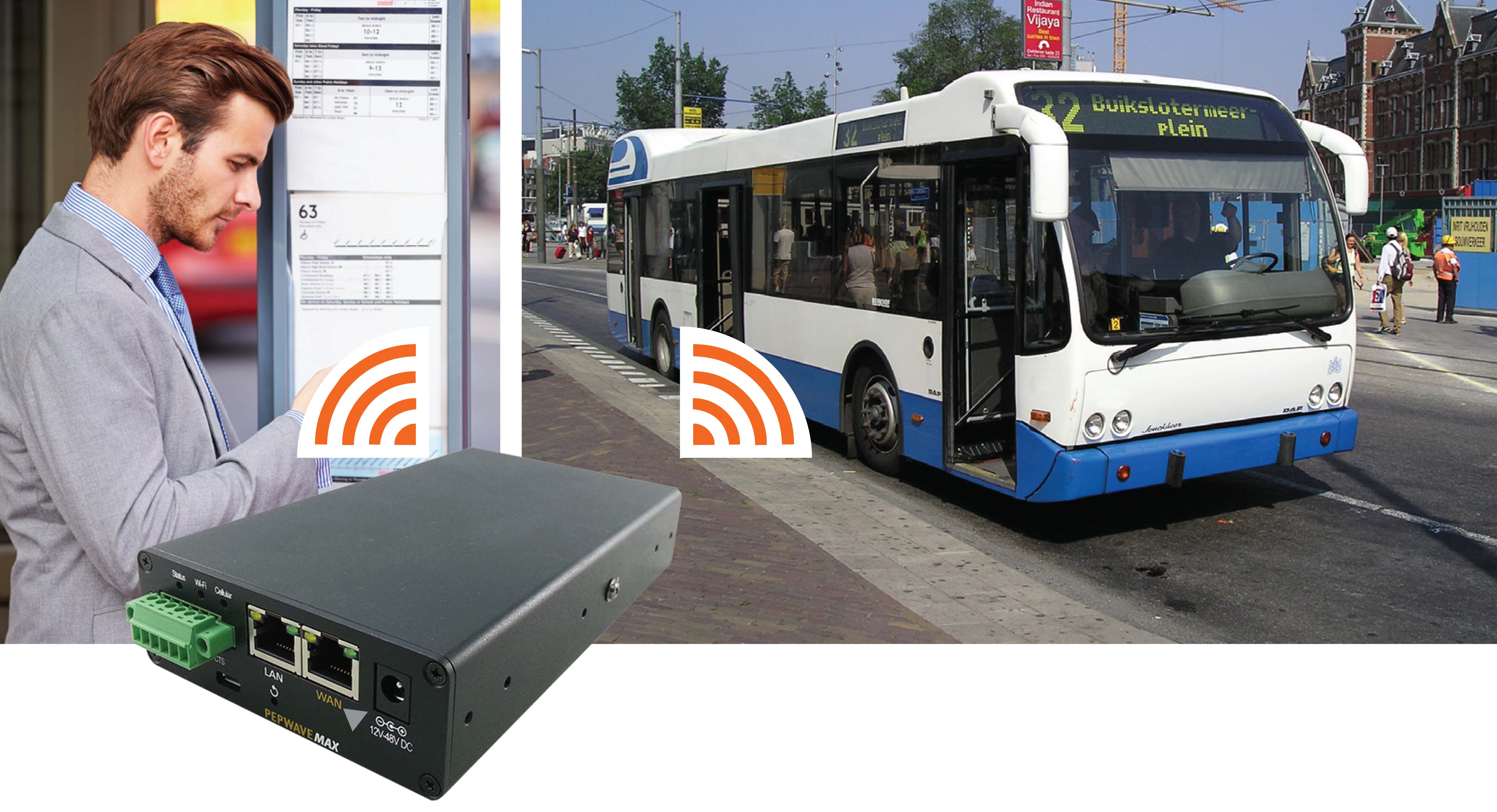 Multi-LTE router pro palubní Wi-Fi
